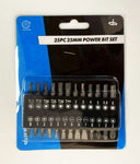 TOOLZONE 25PC 25MM POWER BIT SET