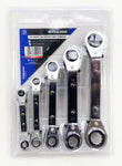 T/Z 5PC OFFSET MM RATCHET RING SPANNERS