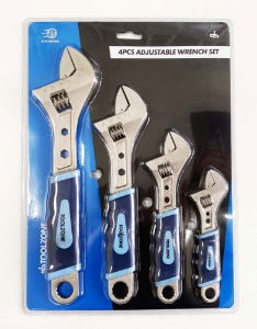 T/Z 4PC SOFT GRIP ADJUSTABLE SPANNERS
