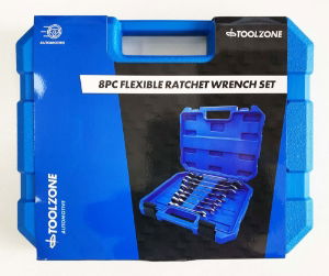 TZ  8PC METRIC FLEX RATCHET COMBI WRENCH