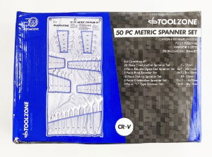 TOOLZONE 50PC CRV SPANNER SET