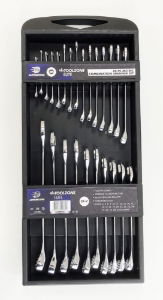 TZ 25PC MM CRV COMBI SPANNERS IN TRAY