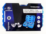 TZ 12PC 3/8 FLEX CROWFOOT S/SET 8-19MM"