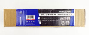 TZ 5PC 3/4 DR.55,56,60,65 & 70MM SOCKET