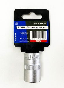 TOOLZONE 1/2DR 17MM SOCKET CRV"