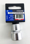 TOOLZONE 1/2DR 19MM SOCKET CRV"