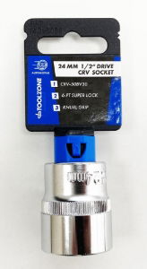 TOOLZONE 1/2DR 24MM SOCKET CRV"