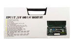 52PC 1/4Ó & 3/8Ó, 1/2Ó SOCKET SET