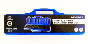 TOOLZONE 14PC 1/2 DEEP IMPACT SOCKETS"