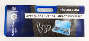 TOOLZONE 38PC 3/8 & 1/2 IMPACT SOCKETS"