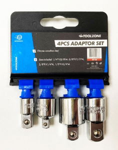 T/ZONE 4PC SOCKET ADAPTOR & REDUCER SET