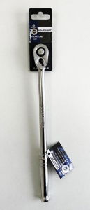 3/8 EXTRA LONG RATCHET HANDLE POLISHED"
