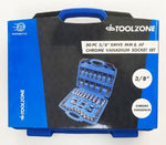 TZ 50PC 3/8 MM & AF SOCKET SET"