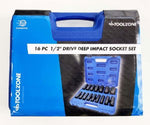 TZ 16PC 1/2DEEP IMPACT SOCKET SET 10-32"