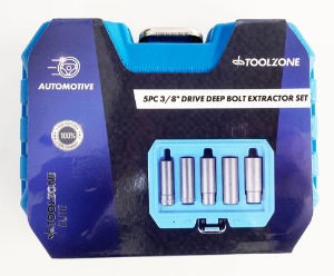 TZ 5PC 3/8 DR DEEP BOLT EXTRACTOR SET"
