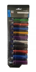 TZ COLOUR 10PC 1/2 MM DEEP CRV SOCKETS"