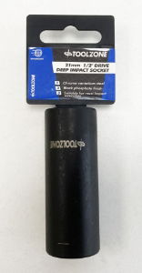 TOOLZONE 21MM 1/2" DEEP IMPACT SOCKET