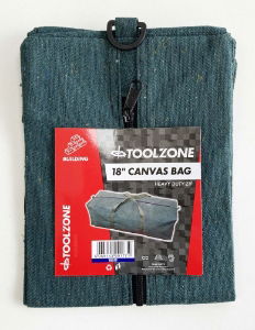 TOOLZONE 18 CANVAS ZIP TOOLBAG"