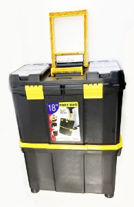 T/ZONE 18  MOBILE DOUBLE BOX ORGANISER"