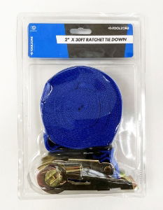 TOOLZONE 2 X 30FT RATCHET TIE DOWN"