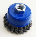 T/ZONE M14 3 TWIST KNOT WIRE CUP BRUSH"