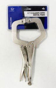 TOOLZONE 11 C CLAMP WITH SWIVEL PADS"