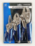 T/Z 3PC CRV LOCKING PLIER SET SOFTGRIP