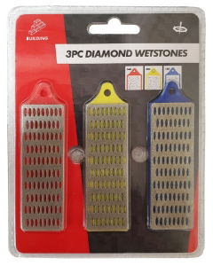 T/ZONE 3PC 1 X 3" DIAMOND WHETSTONE"