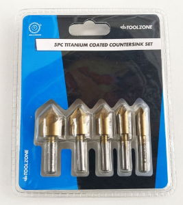 TOOLZONE 5PC COUNTERSINK SET 8-19MM