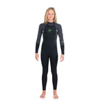 Dakine Kids Ranger Surf Hybrid Back Zip 3/2 (Black / Green)