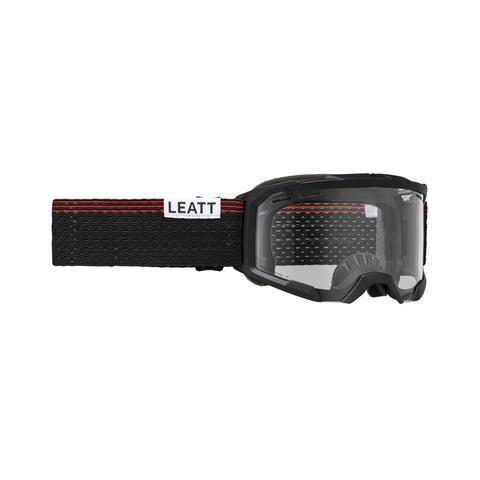 Leatt Velocity MTB X-Flow 4.0 Goggles 2025: BLACK/CLEAR UNISIZE