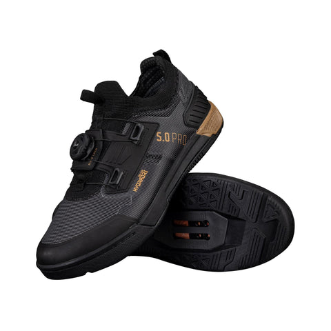 Leatt MTB Shoe Hydradri 5.0 Proclip: BLACK UK 10.5