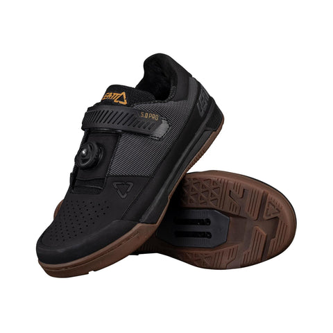 Leatt ProClip 5.0 Shoes 2025: BLACK UK 6.5