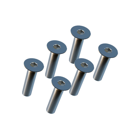 Leatt 6pcs Gravity Stems Titanium Bolt Kit 2025: TITANIUM UNI