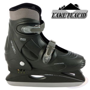LAKE PLACID GLIDER ICE - BLACK - Sz USA 12 - 1 (UK 11 - 13)