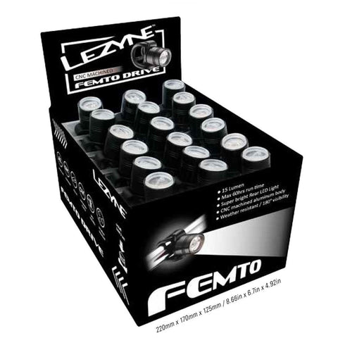 Lezyne - Femto Counter Top Box - 36Pcs - Front