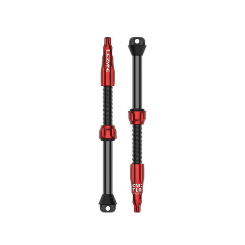 Lezyne - CNC TLR Valve PRO- 80mm - Red