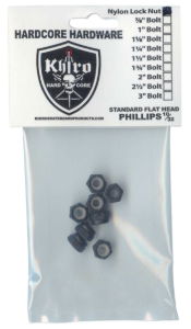 KHIRO HARDCORE NYLON LOCK NUT (8 pcs/pk)