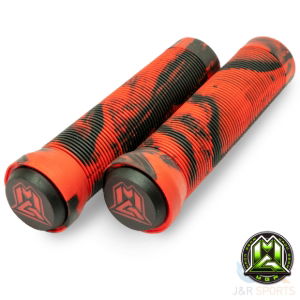 MGP 150mm GRIND GRIPS - SWIRLS - RED/BLACK