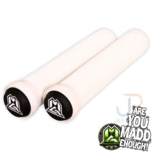 MGP 150mm GRIND GRIPS w BAR ENDS - WHITE