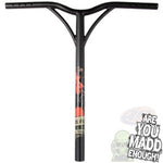 MGP "SHE DEVIL" BAT WINGS 21" x 23" (35mm) RAKE - BLACK