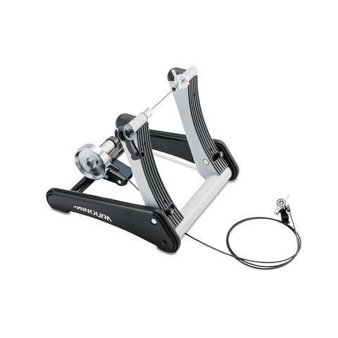 Minoura Live Ride LR541 Trainer: BLACK/WHITE