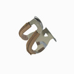 MKS Half Clip Steel - Deep - With Leather: