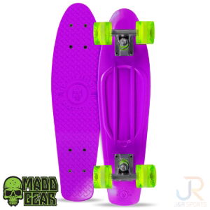 MADD SKINS RETRO BOARD - PURPLE / LIME