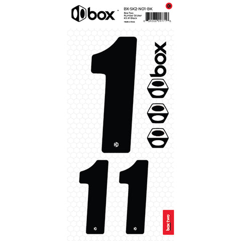 Two Number Sticker Kits - Black