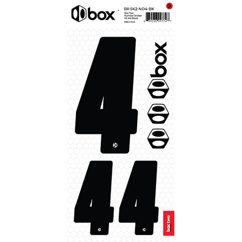 Two Number Sticker Kits - Black