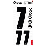 Two Number Sticker Kits - Black