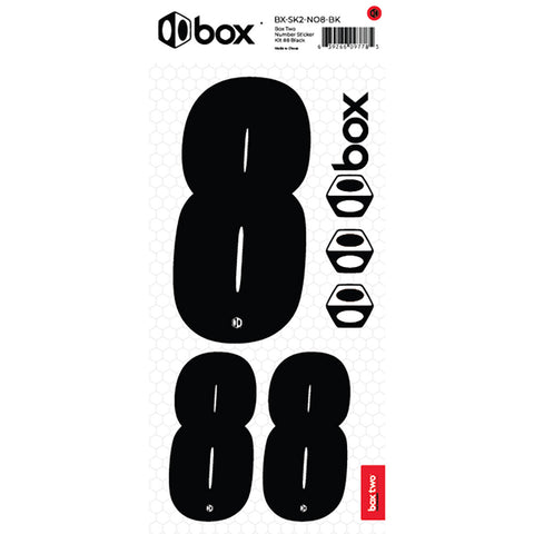 Two Number Sticker Kits - Black