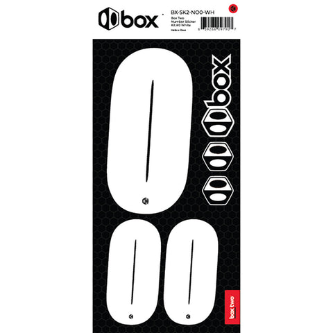 Two Number Sticker Kits - White