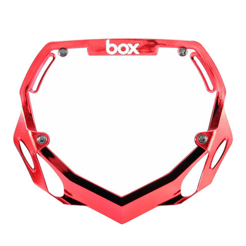 Box Two Chrome Number Plate - Large